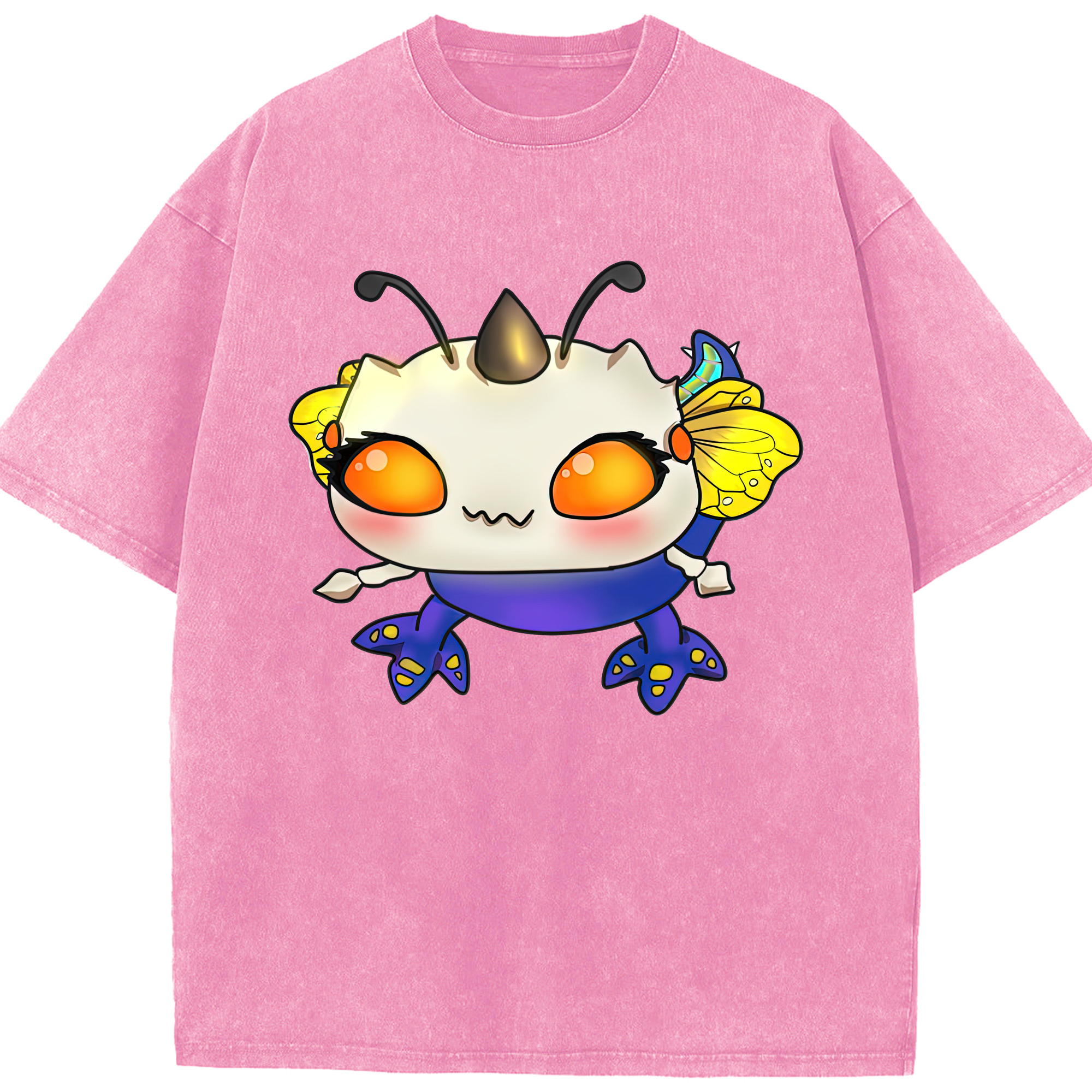 リーグ・オブ・レジェンド League of Legends LOL 綿100% ヴィンテージ風 半袖Tシャツ（フロントプリント）